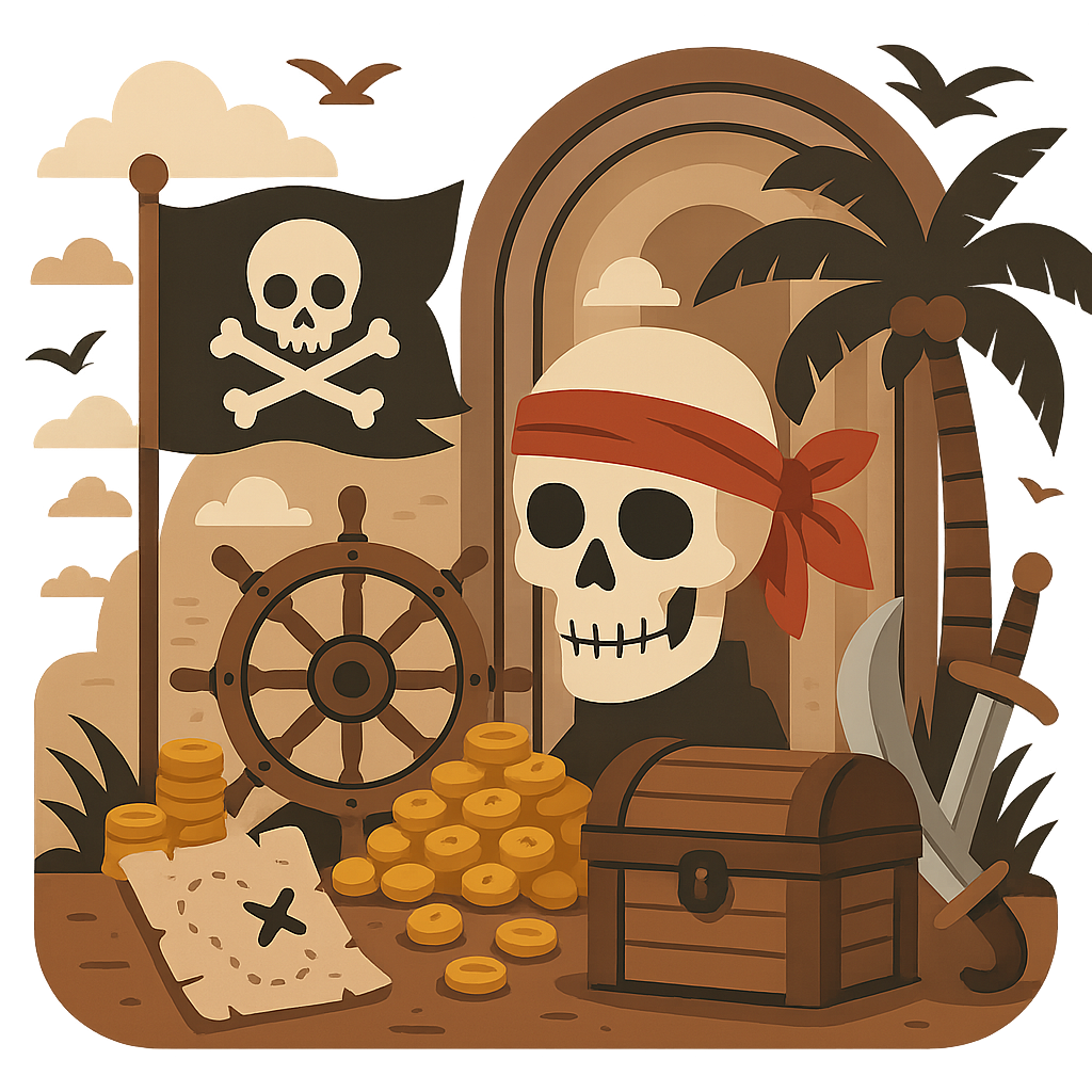 Décoration anniversaire à thème pirate pour enfant - SICA Event Belgique
